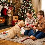 Giv ungerne foder og legetøj til familiens nye hundehvalp i kalendergave